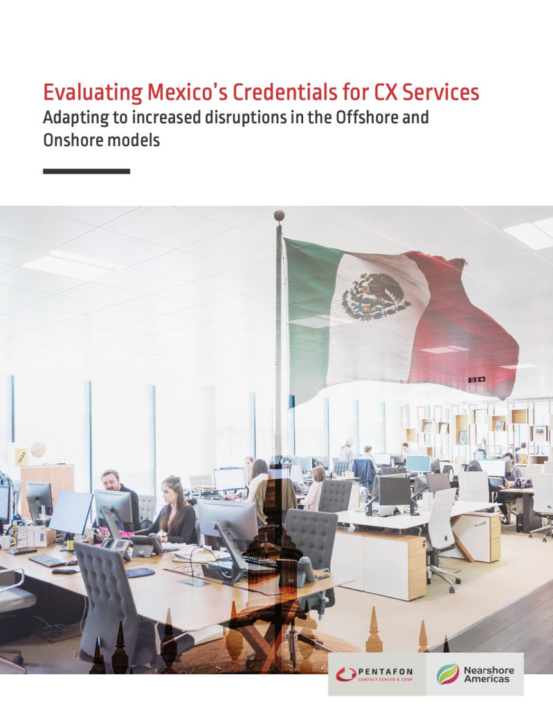 Cover of the Evaluating Mexico's Credentials for CX Services white paper