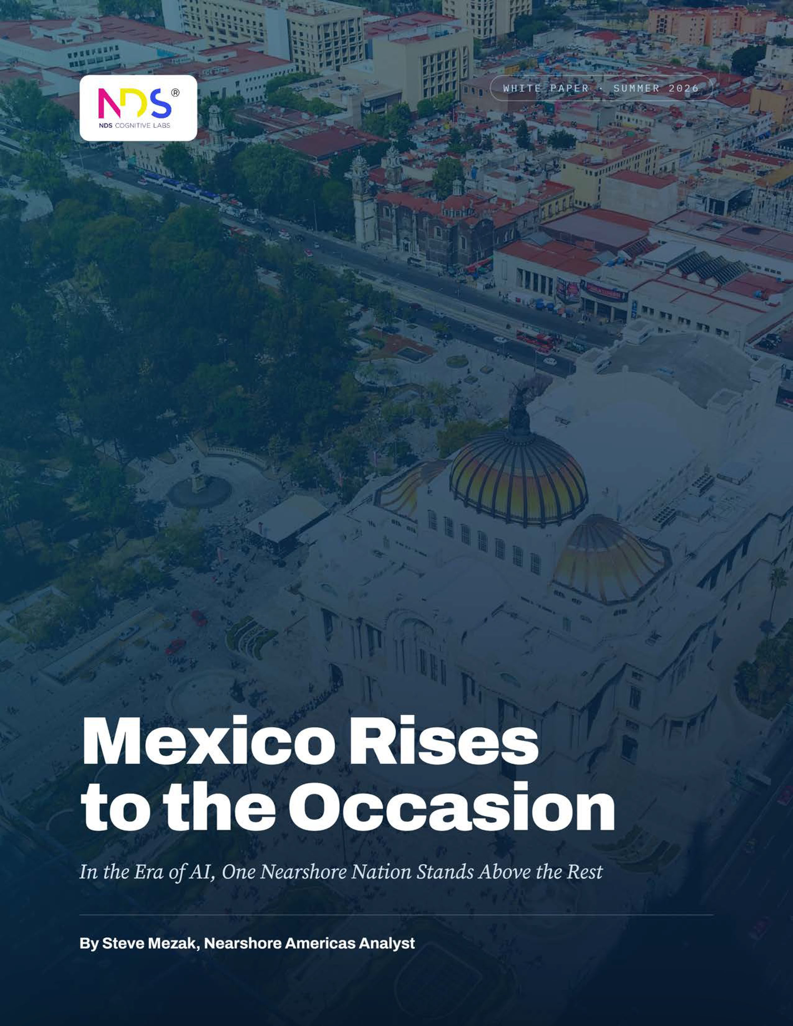 Cover of the Mexico Rises to the Occasion white paper